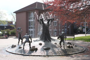 Schneverdingen - Stadtbrunnen-April-2014