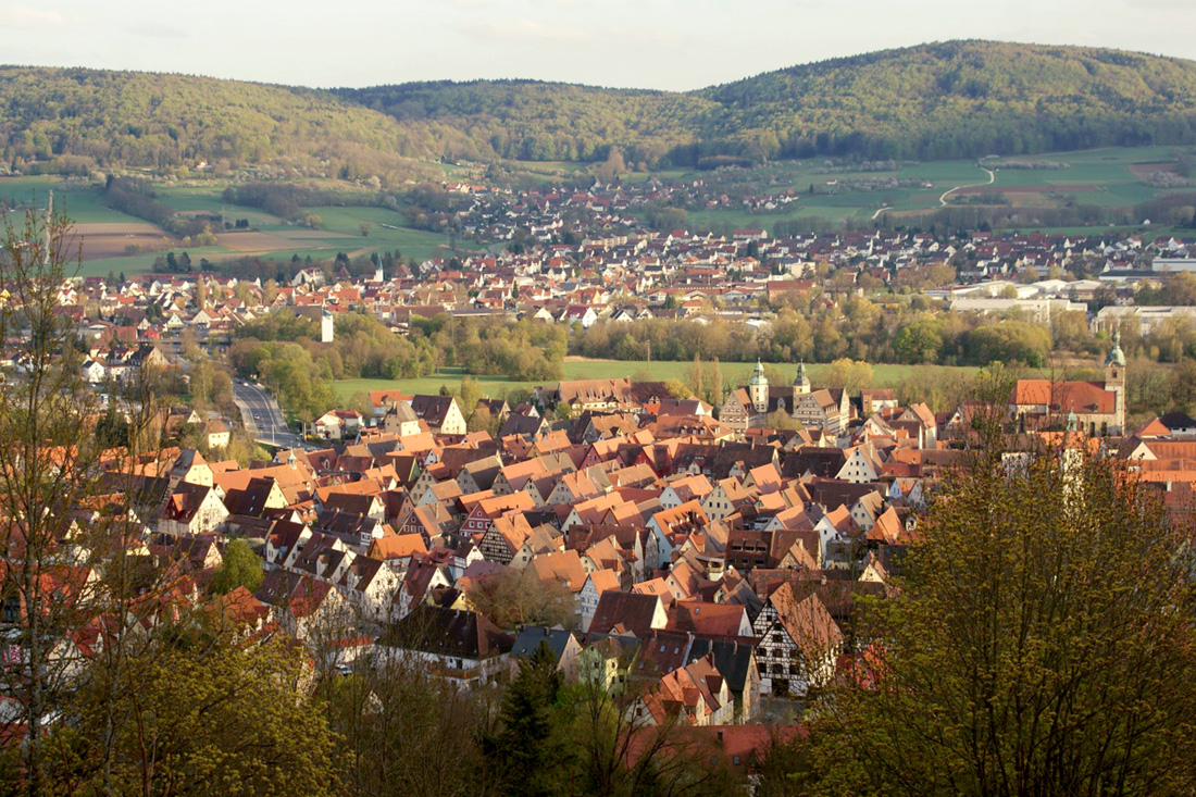 Die erste deutsche cittaslow Gemeinde - Hersbruck - Blick vom Michelsberg